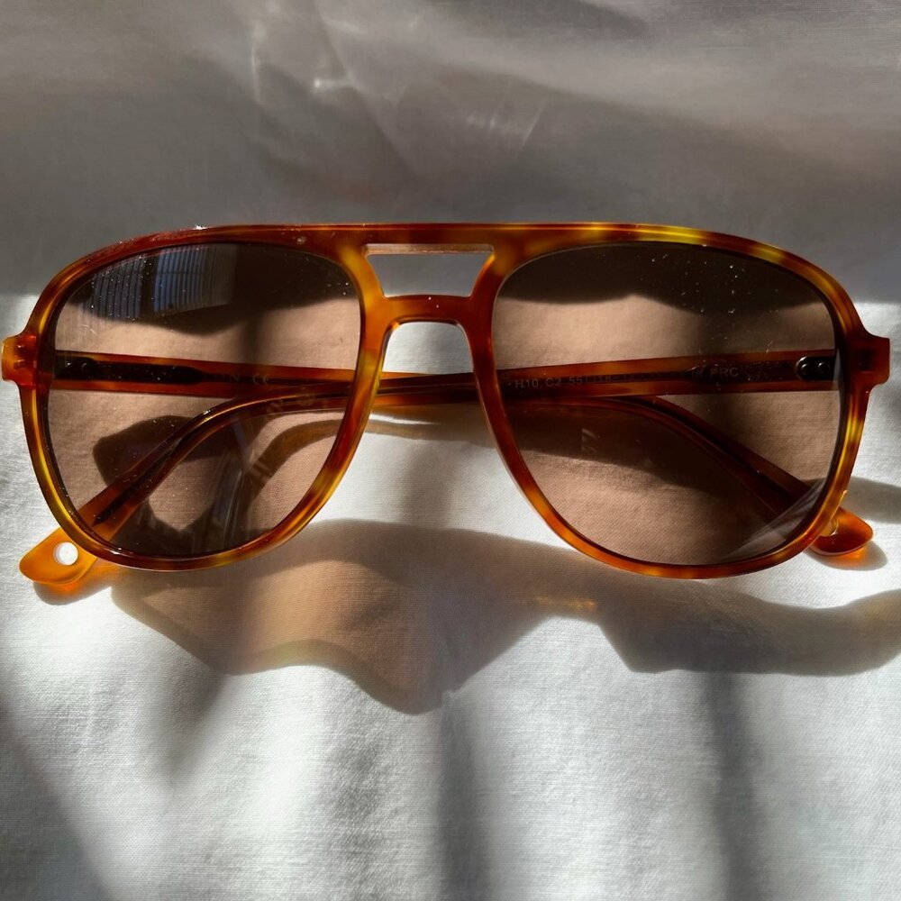 VALLON Howlin' Sunglasses w/ Head Strap; Tortoise Frames, Brown Polarized Lenses